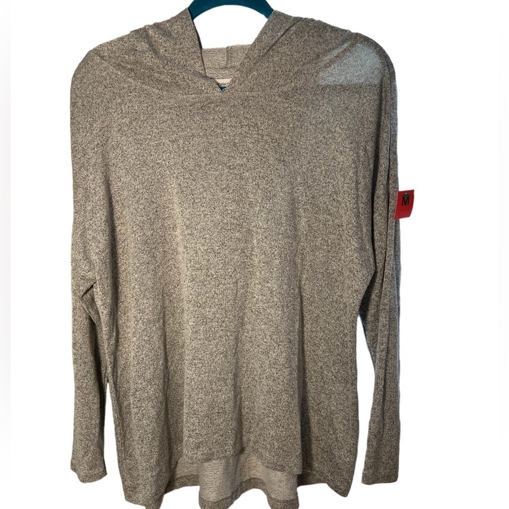 WORKSHOP REPUBLIC Gray Pullover Hoodie Sweater Women’s Size Medium​​​​​​